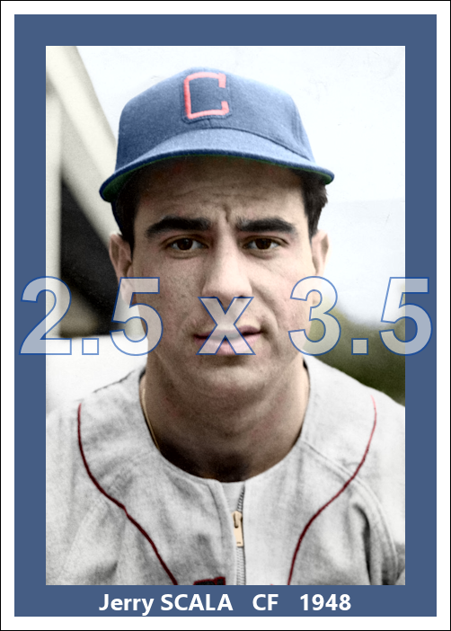 Jerry Scala - 1948 Chicago White Sox - choose a size & style