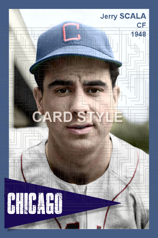 Jerry Scala - 1948 Chicago White Sox - choose a size & style