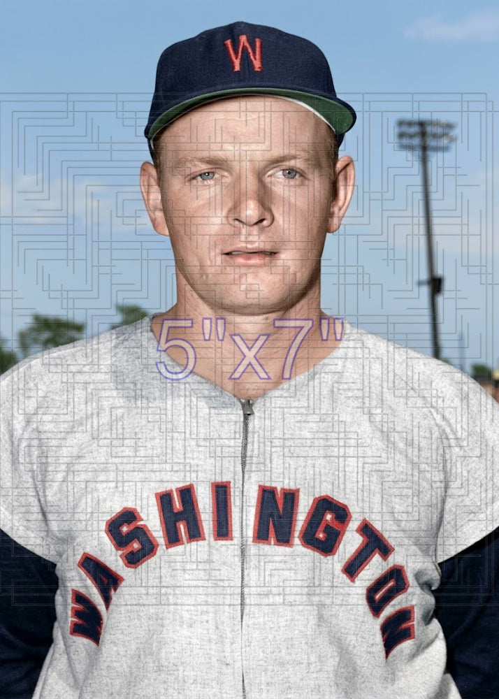 Jerry Schoonmaker - 1955 Washington Senators - choose a size & style