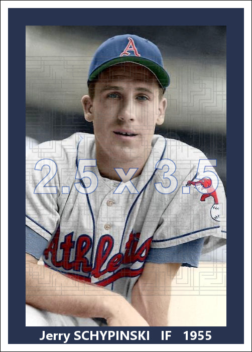 Jerry Schypinski - 1955 Kansas City Athletics - choose a size & style