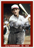 Jerry Standaert - 1929 Boston Red Sox - choose a size & style