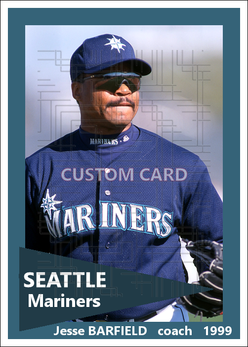 Jesse Barfield - 1999 Seattle Mariners - choose a size & style
