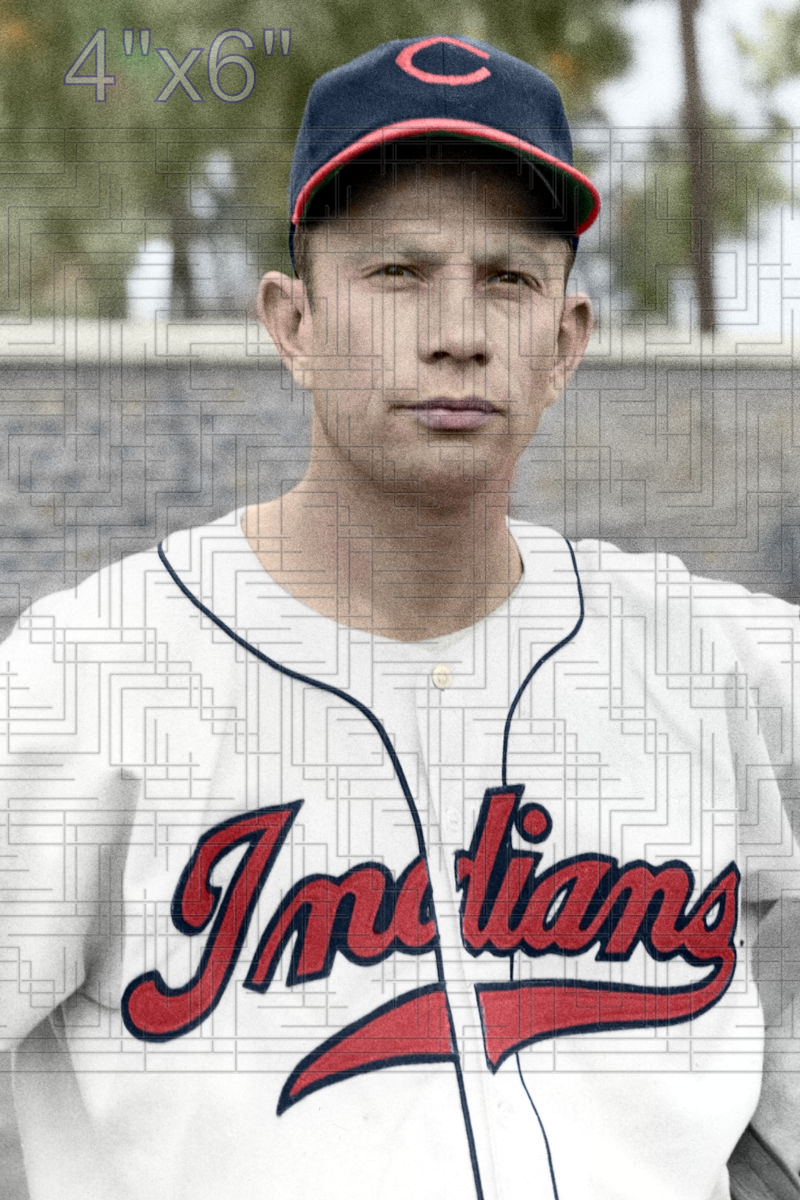 Jesse Flores - 1950 Cleveland Indians - choose a size & style