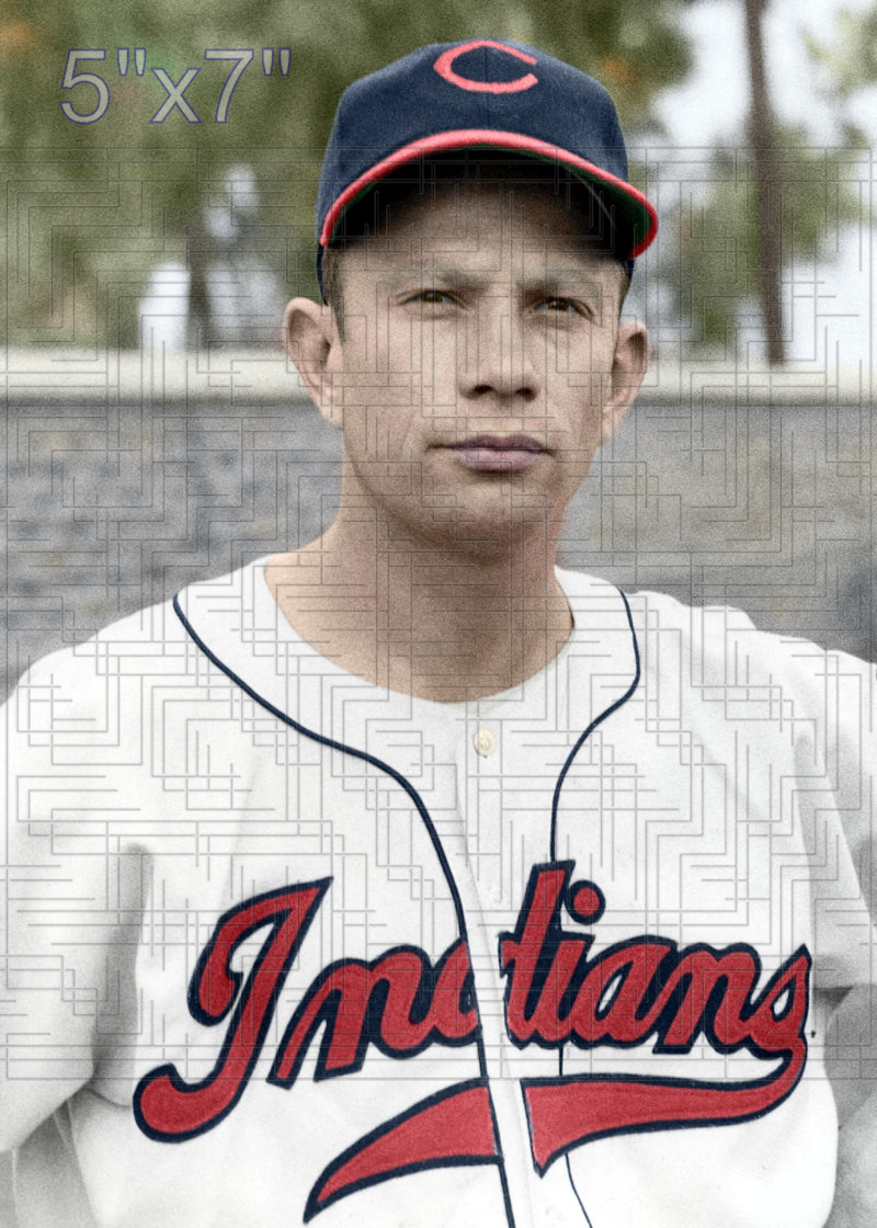 Jesse Flores - 1950 Cleveland Indians - choose a size & style