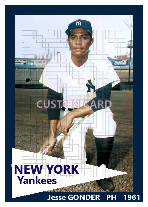 Jesse Gonder - 1961 New York Yankees - choose a size & style (Copy)