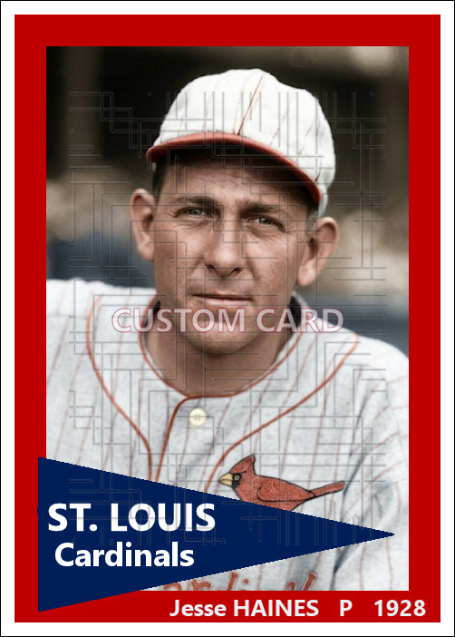 Jesse Haines - 1928 St. Louis Cardinals - choose a size & style