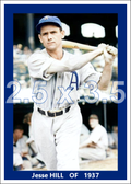 Jesse Hill - 1937 Philadelphia Athletics - choose a size & style