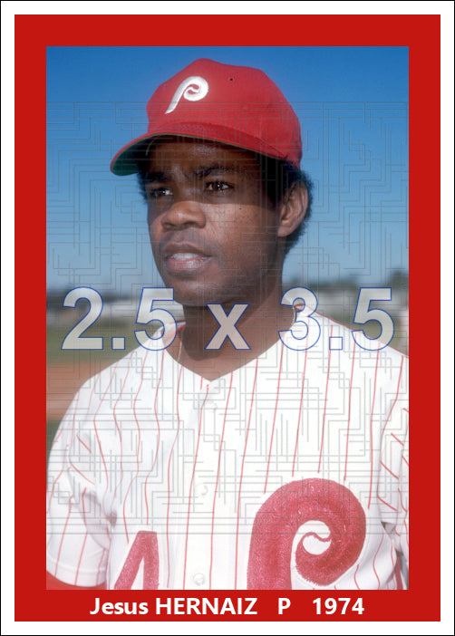 Jesus Hernaiz - 1974 Philadelphia Phillies - choose a size & style