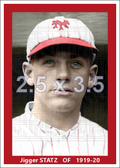 Jigger Statz - 1919-20 New York Giants - choose a size & style