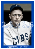 Jigger Statz - 1923 Chicago Cubs - choose a size & style