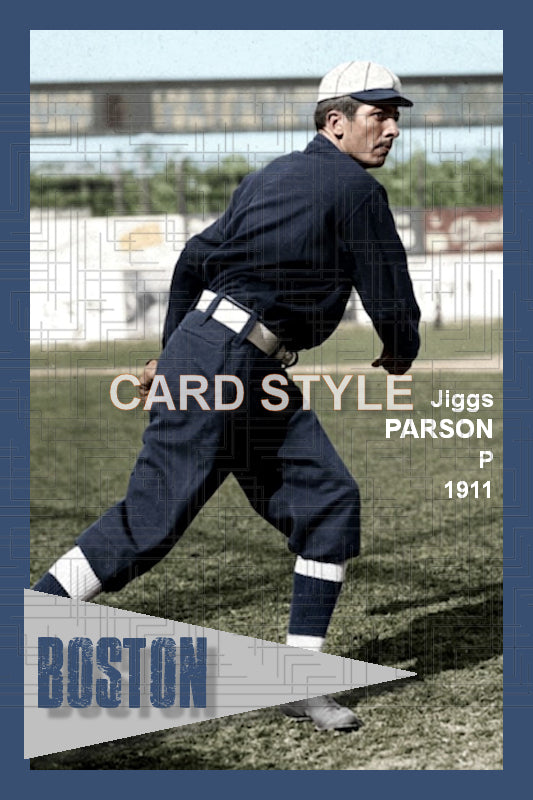 Jiggs Parson - 1911 Boston Braves - choose a size & style