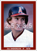Jim Anderson - 1979 California Angels - choose a size & style