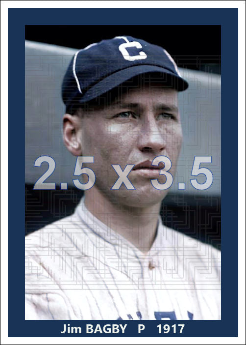 Jim Bagby - 1917 Cleveland Indians - choose a size & style