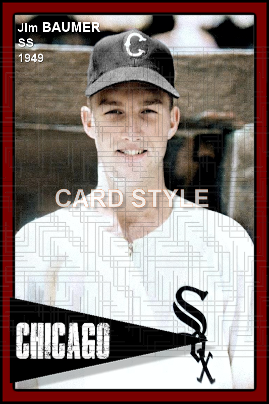 Jim Baumer - 1949 Chicago White Sox - choose a size & style