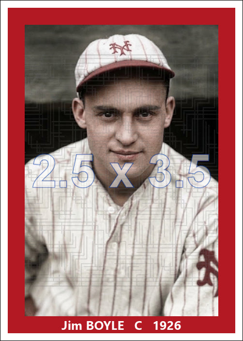 Jim Boyle - 1926 New York Giants - choose a size & style