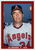 Jim Brewer - 1976 California Angels - choose a size & style