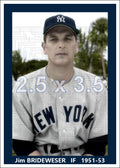 Jim Brideweser - 1951-53 New York Yankees - choose a size & style