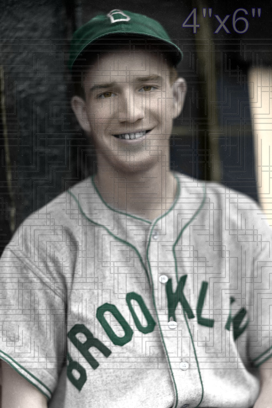 Jim Bucher - 1937 Brooklyn Dodgers - choose a size & style