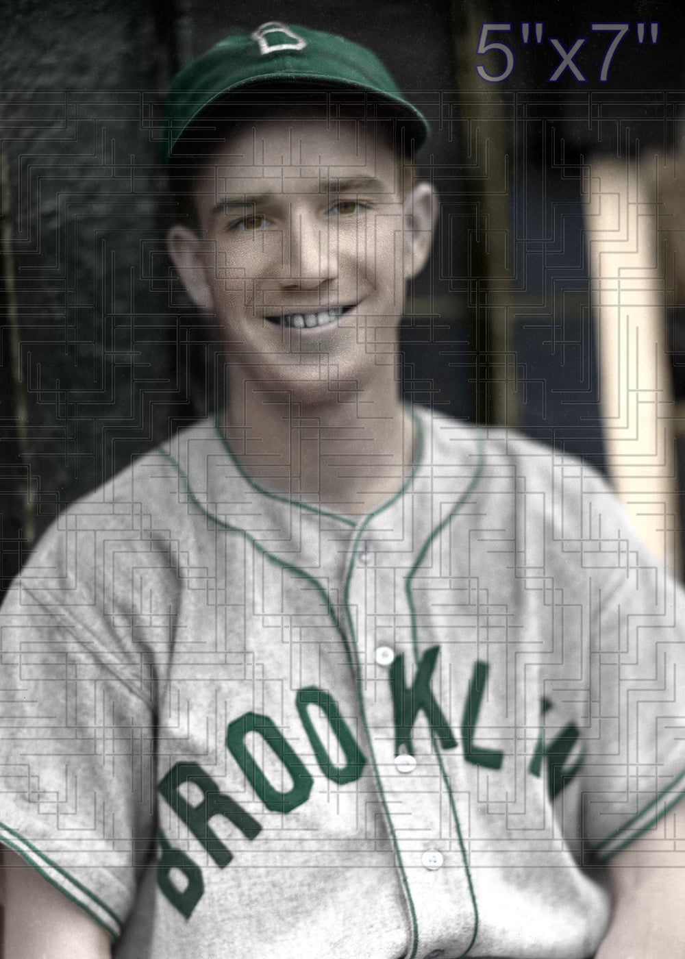 Jim Bucher - 1937 Brooklyn Dodgers - choose a size & style