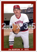 Jim Burton - 1975 Boston Red Sox - choose a size & style