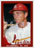 Jim Campbell - 1970 St. Louis Cardinals - choose a size & style