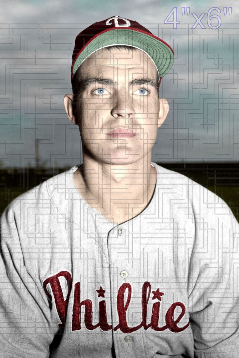 Jim Command - 1954-55 Philadelphia Phillies - choose a size & style