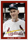 Jim Davis - 1957 St. Louis Cardinals - choose a size & style