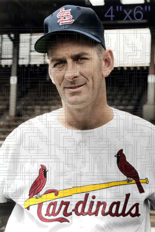 Jim Davis - 1957 St. Louis Cardinals - choose a size & style