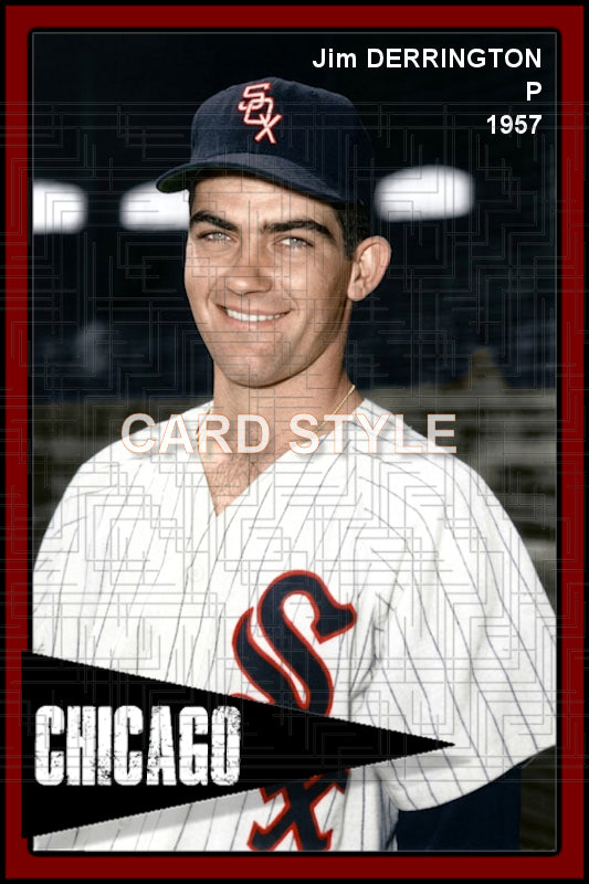 Jim Derrington - 1957 Chicago White Sox - choose a size & style