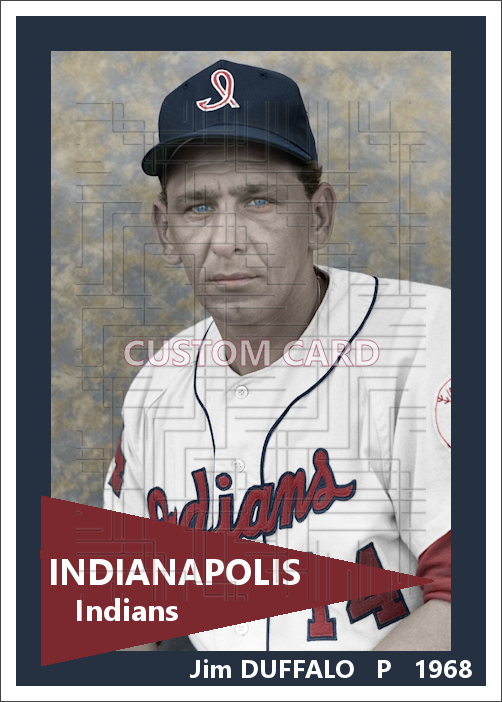 Jim Duffalo - 1968 Indianapolis Indians - choose a size & style