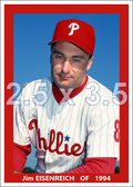 Jim Eisenreich - 1994 Philadelphia Phillies - choose a size & style