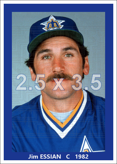 Jim Essian - 1982 Seattle Mariners - choose a size & style