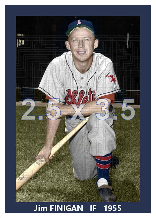 Jim Finigan - 1955 Kansas City Athletics - choose a size & style