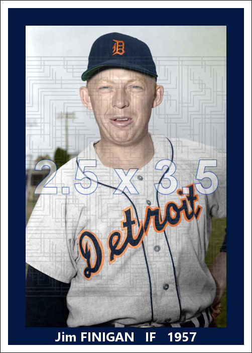 Jim Finigan - 1957 Detroit Tigers - choose a size & style