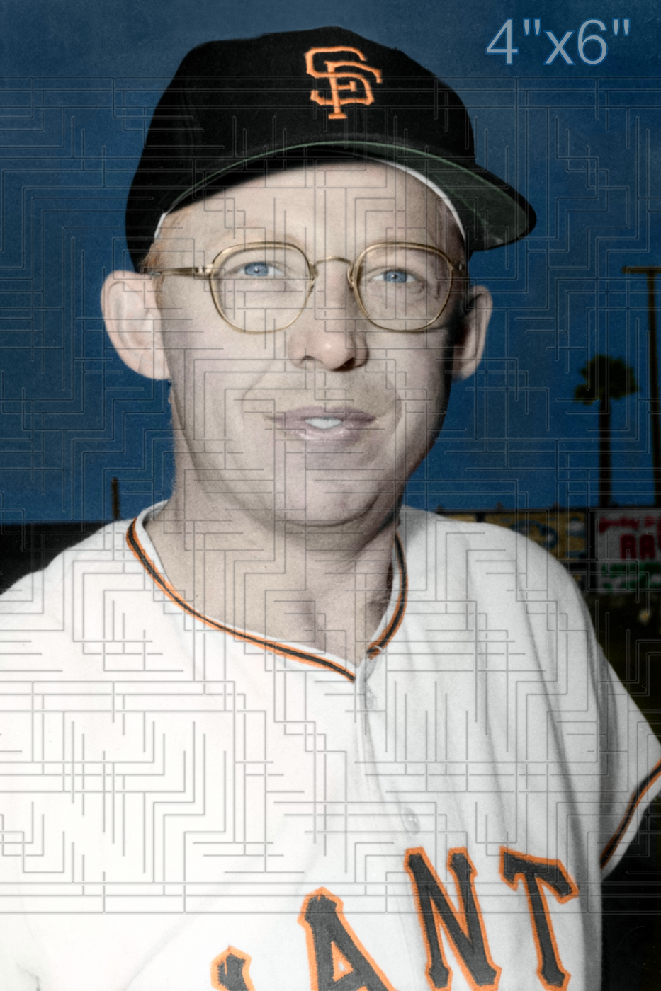 Jim Finigan - 1958 San Francisco Giants - choose a size & style