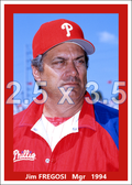 Jim Fregosi - 1994 Philadelphia Phillies - choose a size & style
