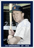 Jim Greengrass - 1958 Detroit Tigers - choose a size & style