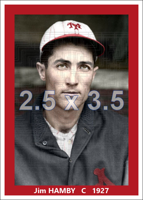 Jim Hamby - 1927 New York Giants - choose a size & style