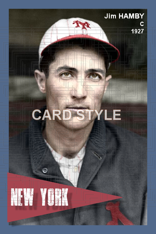 Jim Hamby - 1927 New York Giants - choose a size & style