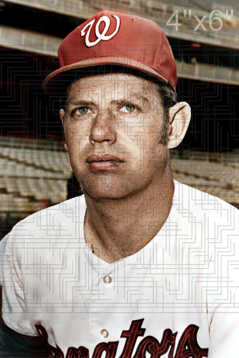 Jim Hannan - 1969 Washington Senators - choose a size & style