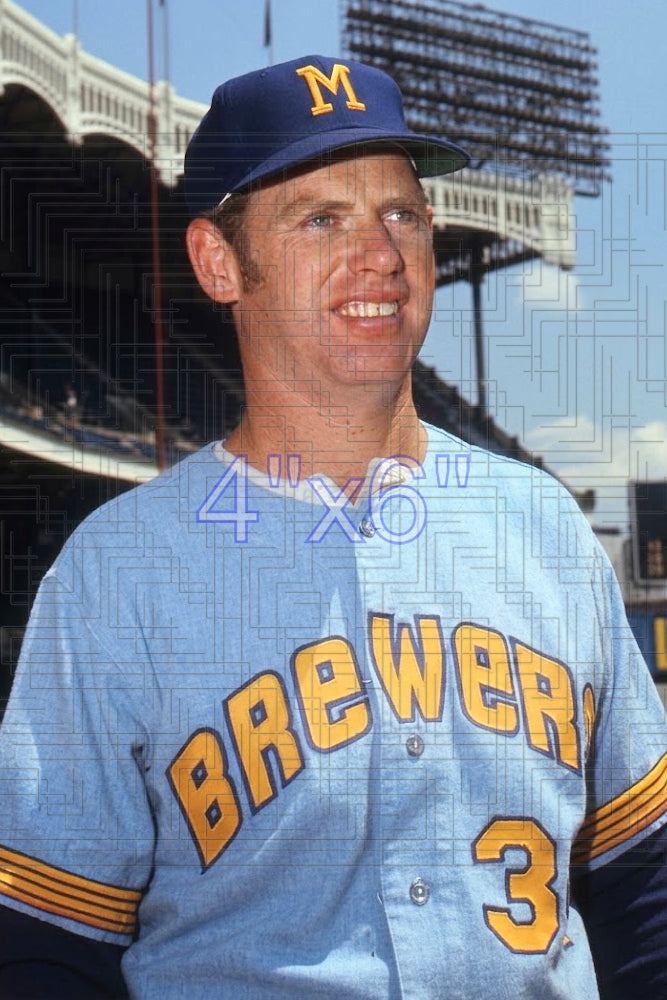Jim Hannan - 1971 Milwaukee Brewers - choose a size & style