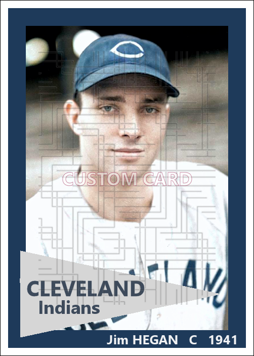 Jim Hegan - 1941 Cleveland Indians - choose a size & style