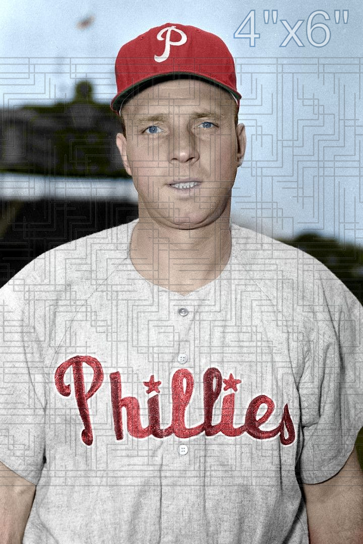 Jim Hegan - 1958-59 Philadelphia Phillies - choose a size & style