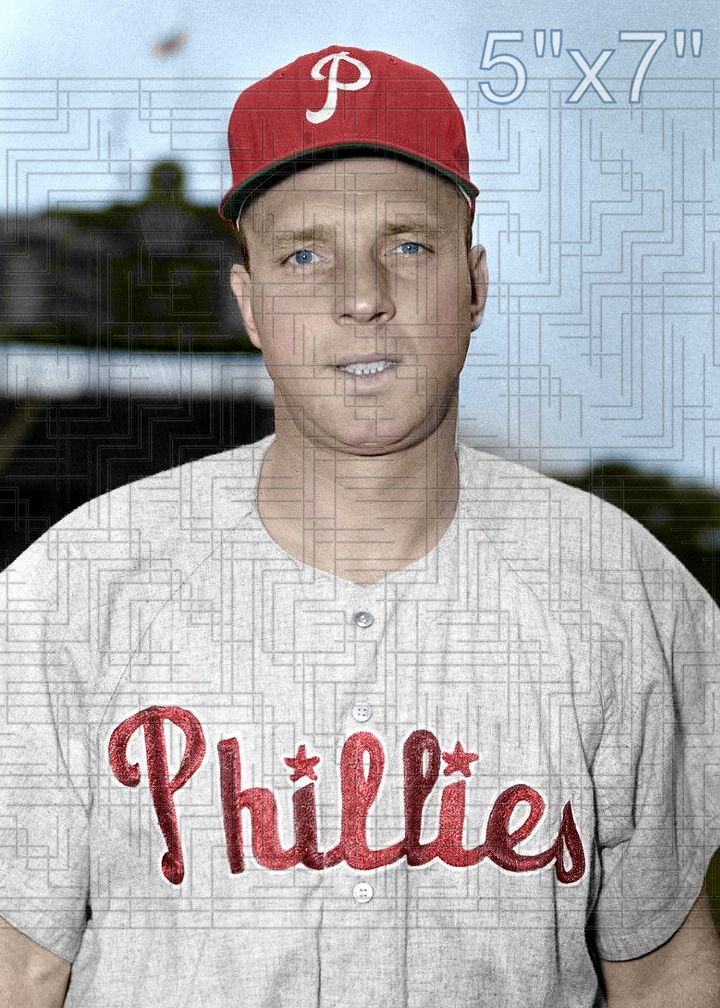 Jim Hegan - 1958-59 Philadelphia Phillies - choose a size & style