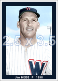 Jim Heise - 1958 Washington Senators - choose a size & style