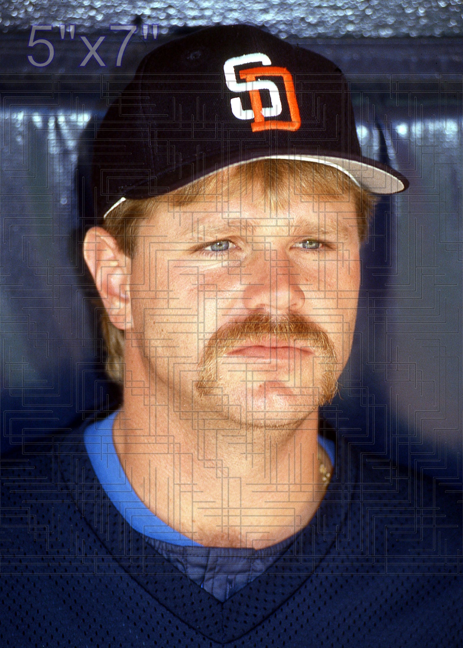 Jim Lewis - 1991 San Diego Padres - choose a size & style