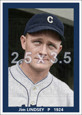 Jim Lindsey - 1924 Cleveland Indians - choose a size & style