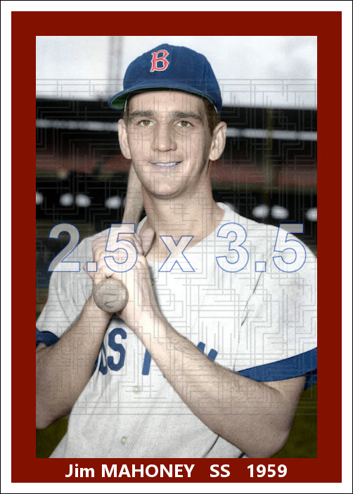 Jim Mahoney - 1959 Boston Red Sox - choose a size & style