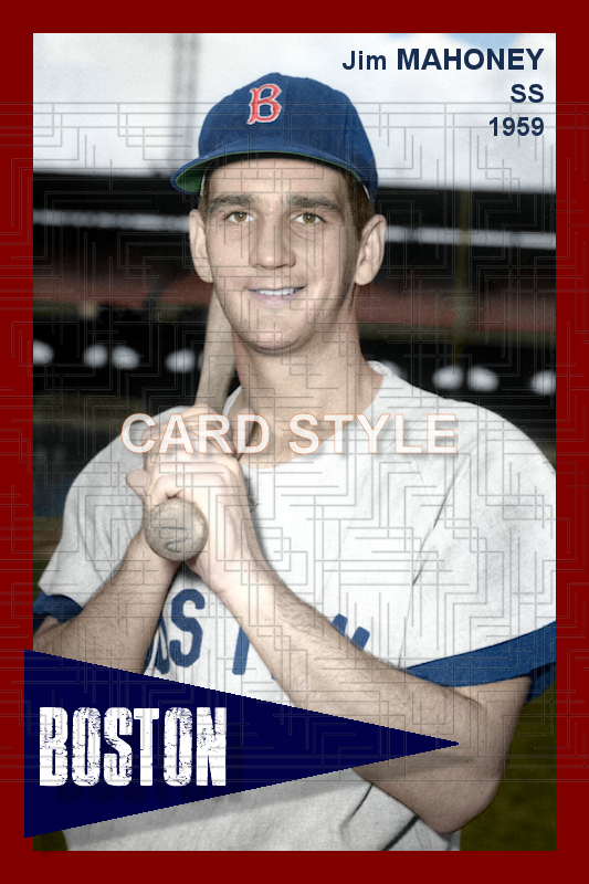 Jim Mahoney - 1959 Boston Red Sox - choose a size & style