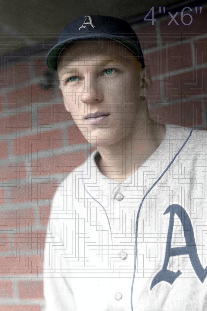 Jim Mains - 1943 Philadelphia Athletics - choose a size & style